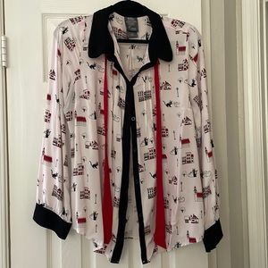 Button down blouse Kiki’s delivery service.